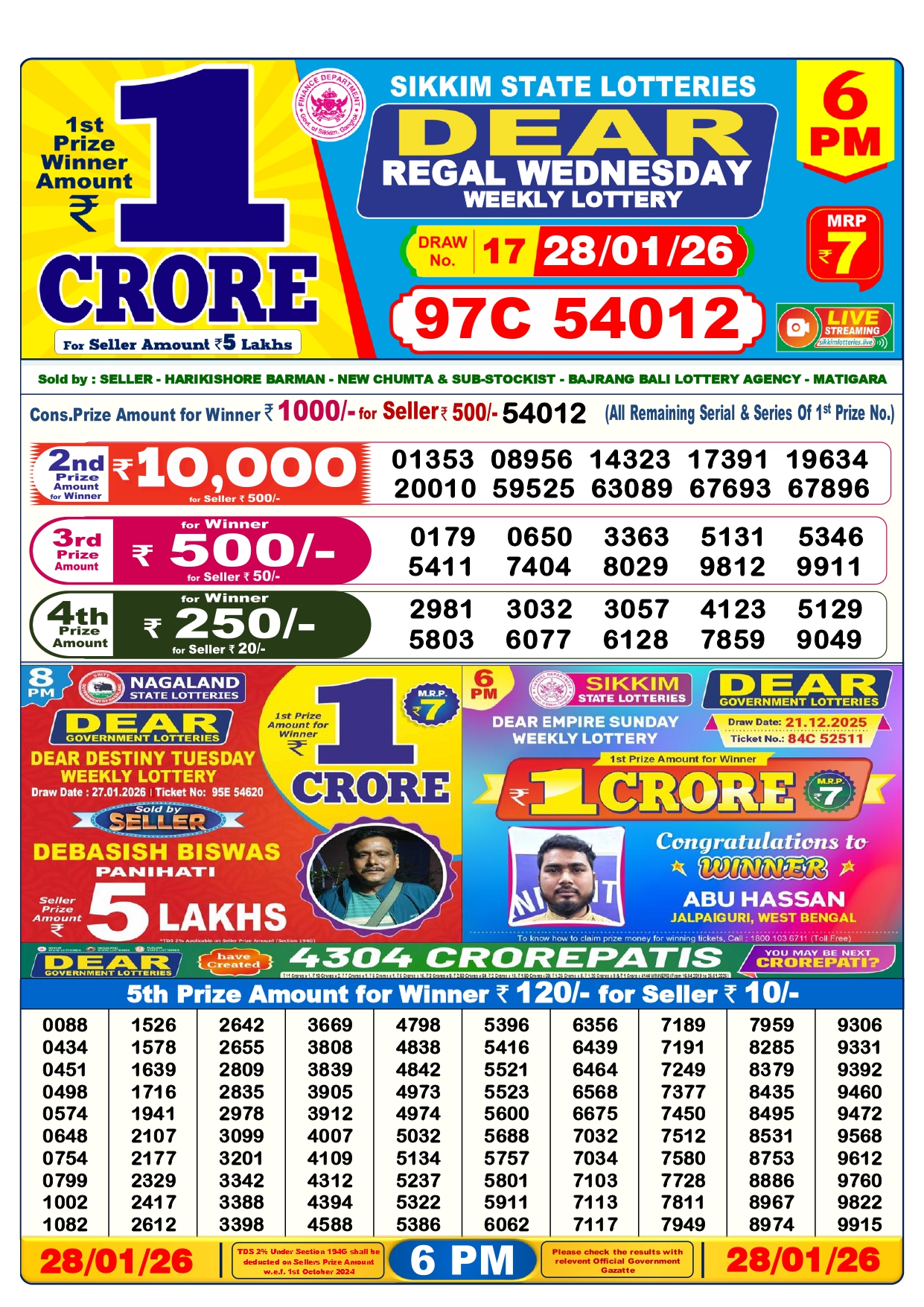 lottery-sambad-28-tarik-result